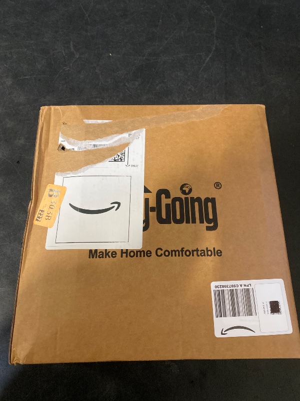 Photo 1 of Easy-Going Waterproof Patio Sofa Cover UV Resistant 3 Seater Outdoor Sofa Cover Weatherproof Lawn Patio Furniture Cover with Tape Sealed Seam (79Wx37Dx35H inch, Black)