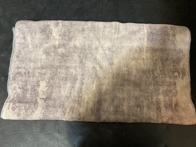 Photo 1 of Door Mat, Front Indoor Door Mat Faux Wool Non-Slip Entryway Rug Absorbent Abstract Throw Rug for Indoor Entrance Hallway Laundry Room, High Traffic Areas, 20X32 Inches, Gray Washable