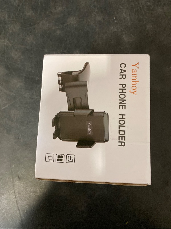 Photo 1 of Car Phone Holder Mount Dashboard and Air Vent Cell Phone Car Mount 360 Degree Rotation Multifunctional Design Hands Free Fit for All Smartphones