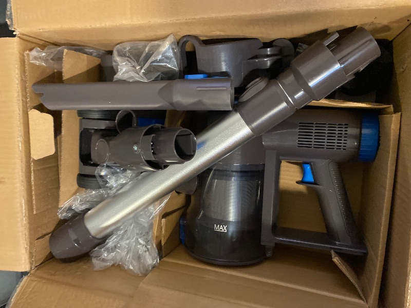 Photo 1 of Cordless Vacuum Cleaner, Super Power Suction Stick Vacuum Cleaners with 2200 mAh Battery,8-in-1 Lightweight Self-Standing, 35 Mins Runtime for Home Low-Pile Carpet Pet Hair