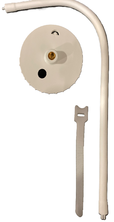 Photo 1 of 3 Item Appliance Parts/Accessories Bundle | Threaded Lamp Curved Stem Replacement + 2 Hoop and Loop Cable Strap + Infant Optics DXR-8 Base