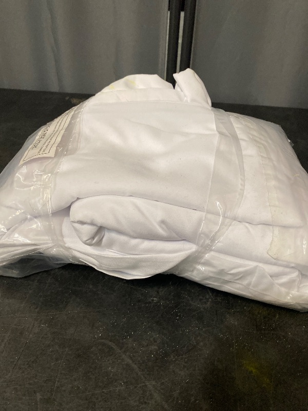 Photo 1 of Full Utopia Bedding Duvet Cover Full Size - 3 Piece with Zipper Closure - 1 Comforter Cover 80X90 Inches & 2 Pillow Shams 20X26 Inches (White) Comforter Not Included