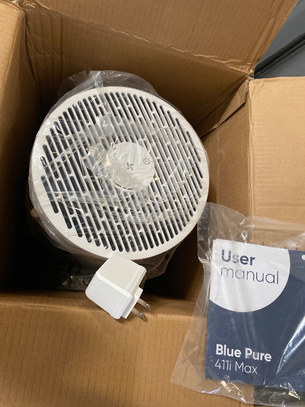 Photo 1 of BLUEAIR Air Purifiers for Bedroom, HEPASilent Air Purifiers for Home, Air Purifiers for Pets Allergies Air Cleaner, Smart Air Purifier, Small Room Air Purifier, Virus Air Purifier, Blue Pure 411i Max