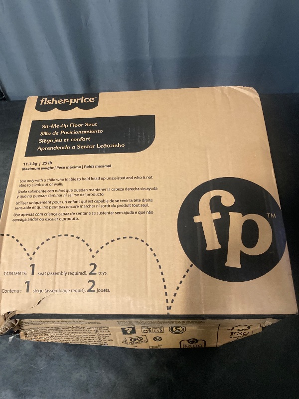 Photo 1 of Fisher-Price Portable Baby Chair, Cute Cow Sit-Me-Up Floor Seat with BPA-Free Teether & Clacker Newborn Developmental Toys (Amazon Exclusive)