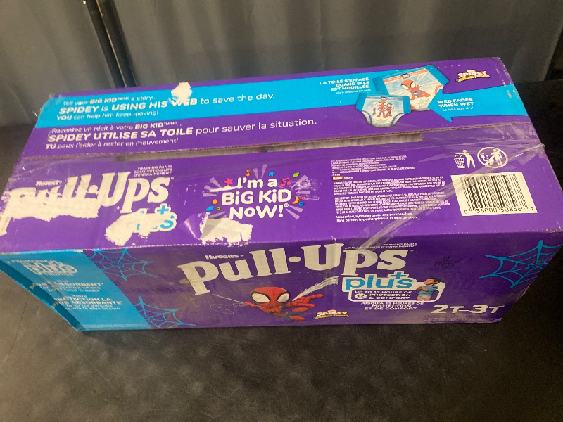 Photo 1 of 2T-3T Pull-Ups Boys' Potty Training Pants, Training Underwear (16-34 lbs), 124 Count (4 Packs of 31), Packaging May Vary