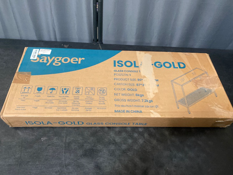 Photo 1 of Entryway Table with Power Outlet, 43" Farmhouse Industrial Narrow Console Table with Storage Shelf, 2 USB and 2 Sockets Sofa Table for Entrance, Living Room and Hallway with 4.9 Power Cord, Ebony