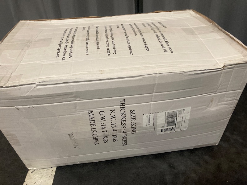 Photo 1 of 3 Inch Cooling Mattress Topper Queen, Ice Silk with Gel-Infused 40D Memory Foam Bed Topper Pad with Removable Soft Cover, Pressure Relief & Non-Slip