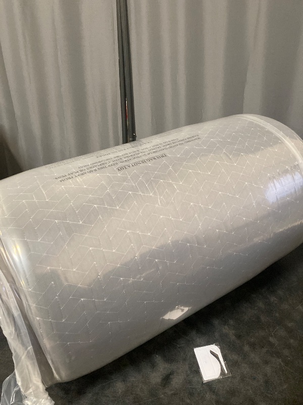 Photo 1 of 3 Inch Cooling Mattress Topper Queen, Ice Silk with Gel-Infused 40D Memory Foam Bed Topper Pad with Removable Soft Cover, Pressure Relief & Non-Slip