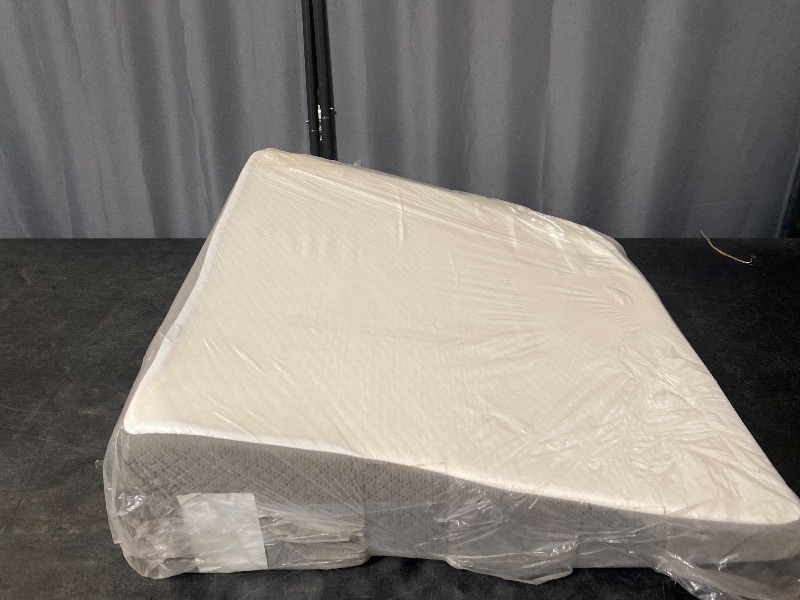 Photo 1 of Kolbs Bed Wedge Pillow for Sleep Apnea, Acid Reflux, and Back Pain Relief, with Chic Jacquard Cover - Headboard Gerd Pillow Wedges for Sleeping (Standard Width 7.5" Height)