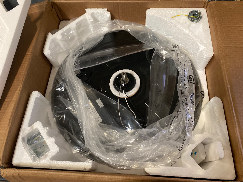 Photo 1 of 42" Retractable Ceiling Fan with Lights and Remote,Low Noise DC Motor,6 Speed,Modern Ceiling Fan in 3 Color Changeable for Dining Room Bedroom Living Room