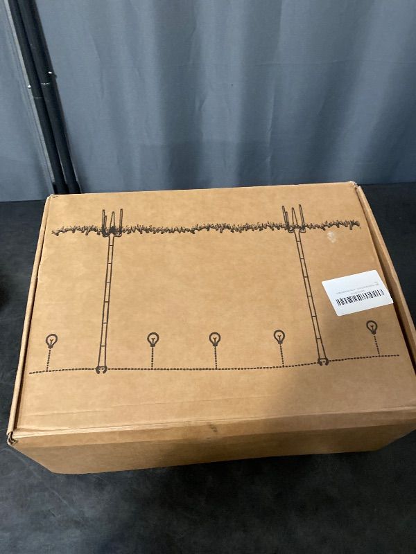 Photo 1 of 6 Pack String Light Poles for Outside, Heavy-Duty Metal Light Poles for Outdoor String Lights with Fork, Adjustable Lighting Accessories for Patio Decor Backyard Yard Pergola Garden Decorations