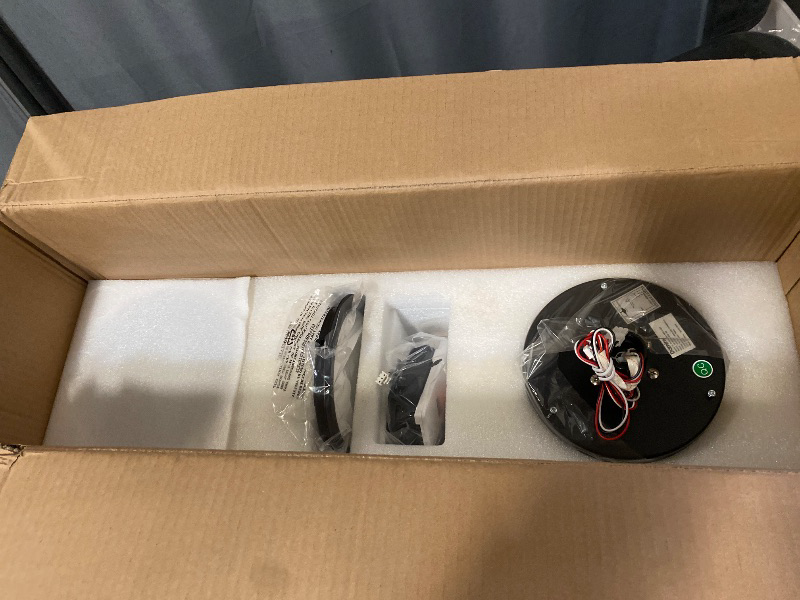 Photo 1 of DAMINY Natural Solid Wood 52 inch Ceiling Fan with Light,3 Blades,6CCT,Black Low Profile Ceiling Fan with Light and Remote Control,APP Control,Flush Mount