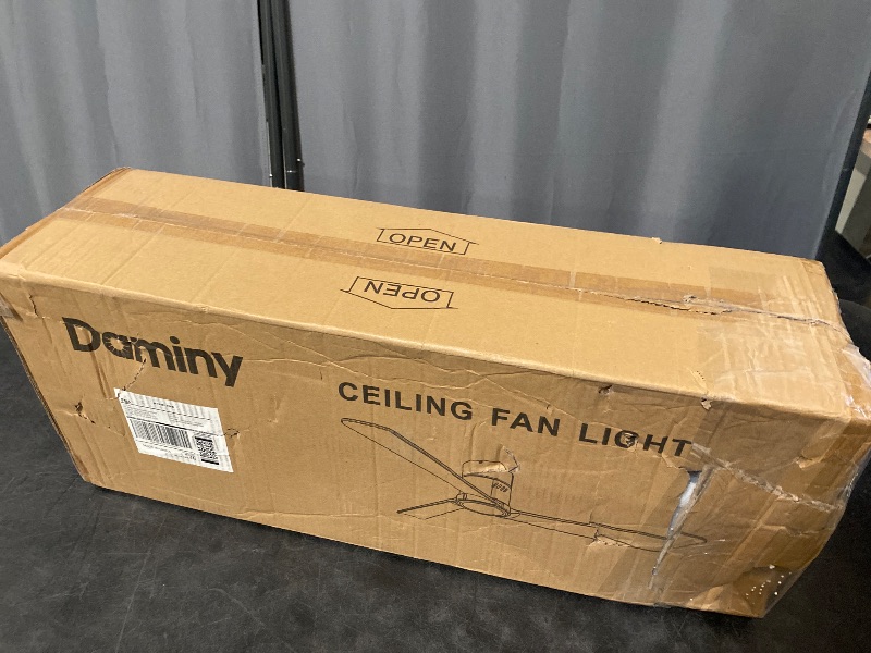 Photo 1 of Dreo Smart Ceiling Fans with Lights, 52 Inch Black Ceiling Fan, 12 Speeds & 3 Fan Modes, Stepless Color Tones, Dimmable LED Light, 1-12H Timer, Quiet DC Motor, Remote/APP/Alexa/Wall Switch Control