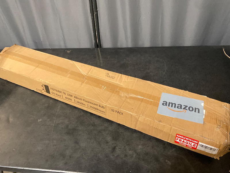 Photo 1 of F32T8/841 T8 32W 48inch Fluorescent Light Bulb,4100K Cool White,Compatible for Philips 281550,LUXRITE,Sylvania 21781,Sunlite,Satco,G13 Medium Bi-Pin Base,(10PACK)