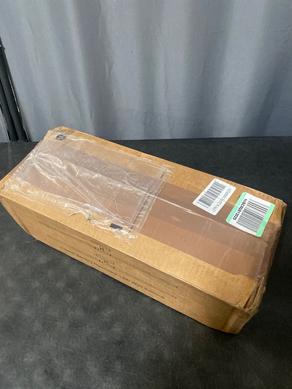 Photo 1 of Battery Operated Wall Sconces Set of 2, Dimmable Battery Wall Sconce with Remote Control, Black Gold LED Rechargeable Sconces, 36 Inch Modern Wireless Wall Lights for Bedroom, Living Room