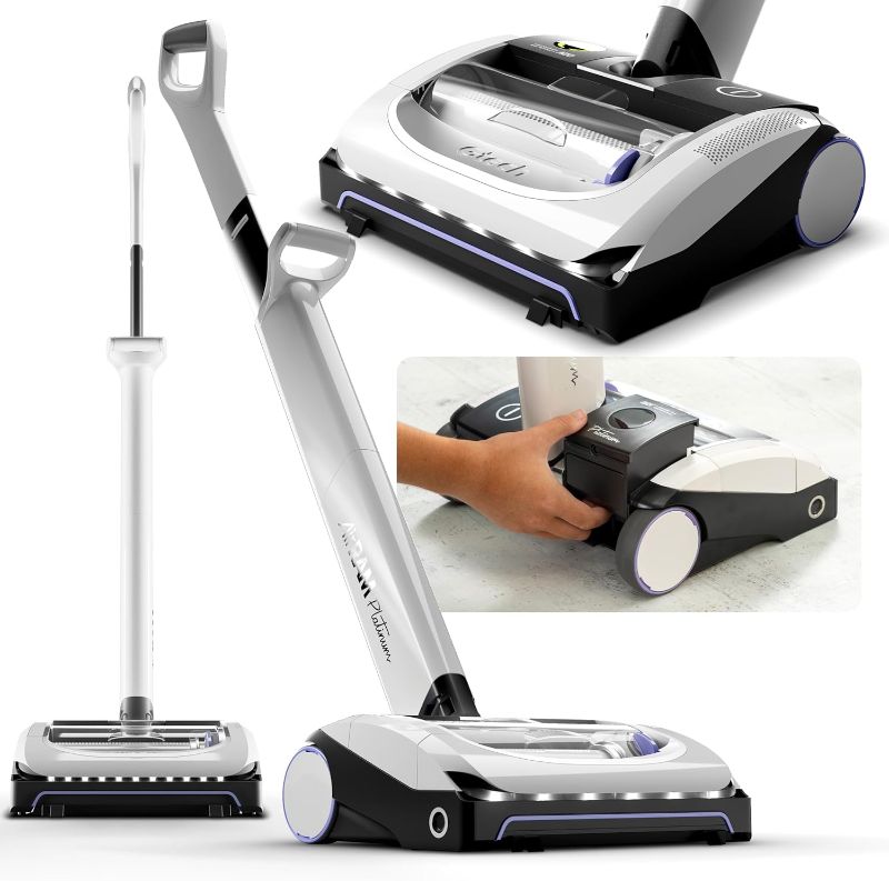 Photo 1 of Gtech AirRAM Platinum Cordless Vacuum Cleaner - Includes Anti-Hair Wrap Brush Bar - Perfect for Carpet and Hardwood Floors - Rechargeable 22v Li-ion Battery - Lightweight (7 lbs.)