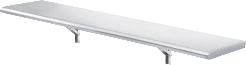 Photo 1 of Concession Shelf 60"L x 12"W?22 gauge ASTM 304 Stainless Steel Folding Serving Food Shelf ?Wall Mount Shelving , Stainless Steel Shelf For Food Truck, grill area,BBQ working table, Restaurant .NSF