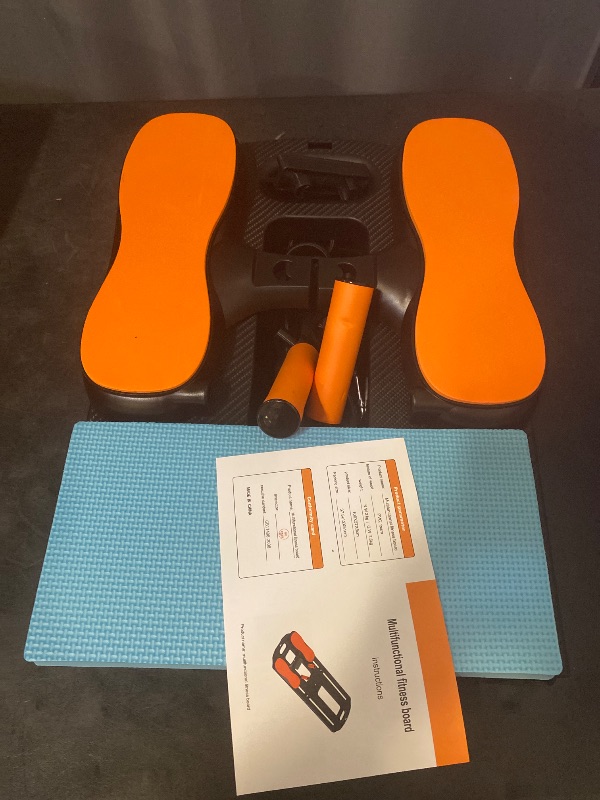 Photo 1 of Foldable 5-in-1 Pilates Reformer Board, Multifunctional Ab & Core Trainer with Resistance Bands & Auto-Rebound