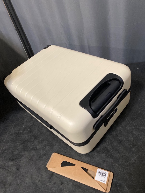 Photo 1 of Away Bigger Carry-On Luggage, Lightweight Hardside Large Suitcase with Spinner Wheels, TSA Lock, Airline Approved, Salt White Matte