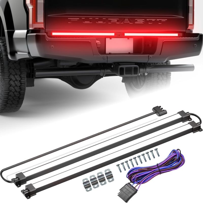 Photo 1 of 60" Tailgate Light Bar with Uniform Illumination, Full Function Sequential Turn Signal Brake Running and Reverse Light for Trucks,Rear Tailgate Light Bar for F150