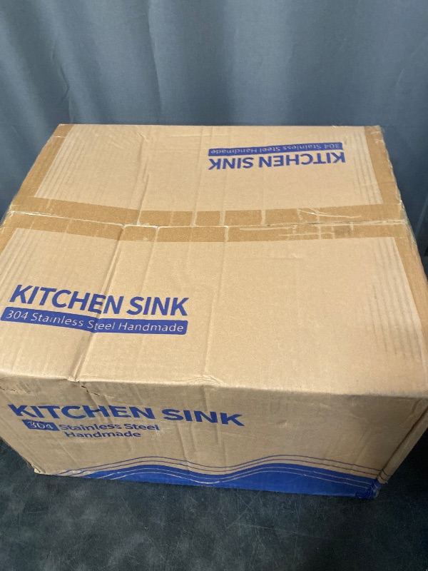 Photo 1 of 13 × 15 x 8 inch Drop in Bar Sink, Topmount Small Kitchen Sink Single Bowl, Handmade T-304 Stainless Steel Overmount Kitchen Bar Sink with Basket Strainer