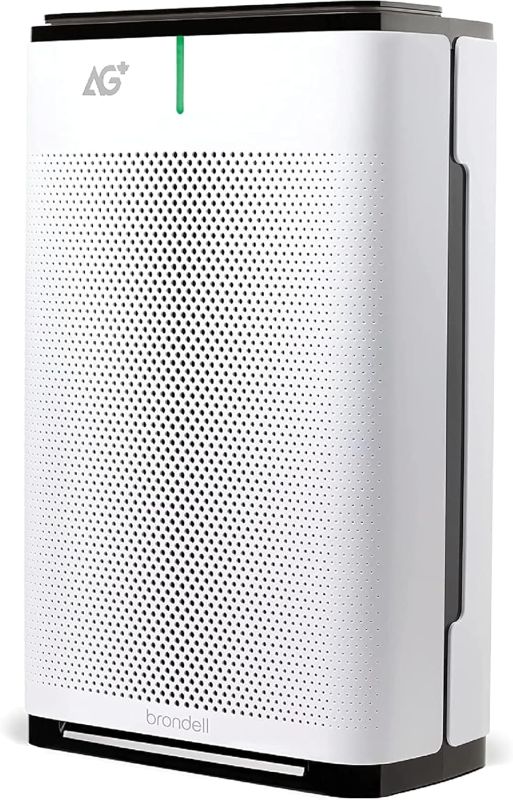 Photo 1 of Brondell P700BB-W Pro Air Purifier Clean Air Filter With Aurabeat AG+ Technology for Bedroom, Home Office, Reduces Odor from Smoke and Pets, Includes Filters, 1655 Square Feet, White