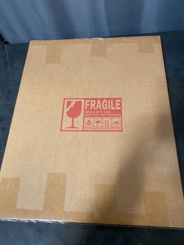 Photo 1 of Black Asymmetrical Wall Mirror Large 20"x16" Irregular Oval Mirror Modern Wood Frame Unique Shape Wall Mounted Vanity Artistic Mirrors Decorative for Living Room Bedroom Bathroom Hallway