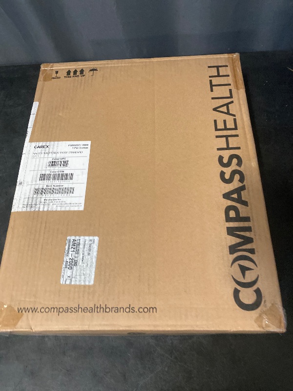 Photo 1 of Carex Elongated Hinged Toilet Seat Riser, Adds 3.5 Inches of Height to Toilet, 300 Pound Weight Capacity, Raised Toilet Seat