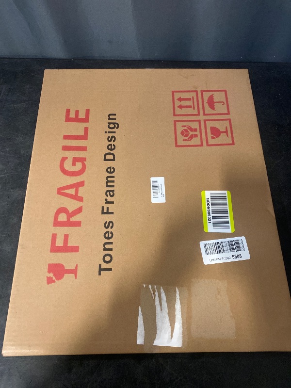 Photo 1 of 16x20 Frames Shiny Brushed Aluminum, 16 x 20 Picture Frame Gold Metal Photo Frame Mat to 11x14 Poster Frames for Art Gallery Wall Tabletop Decor