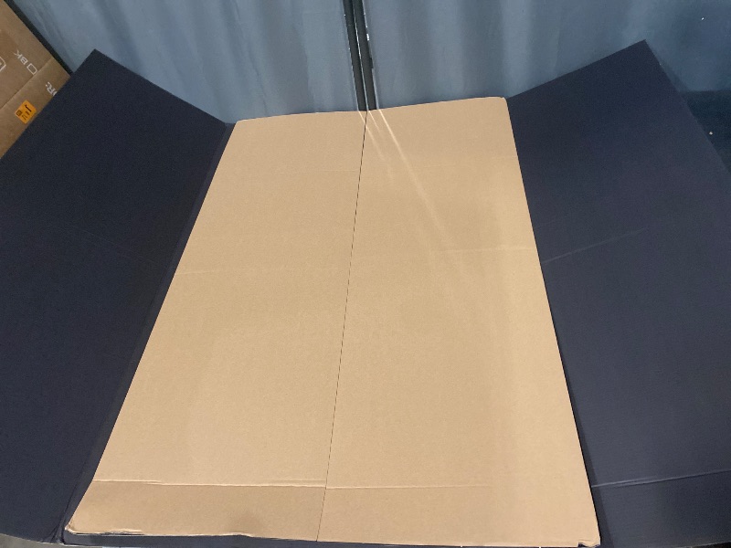 Photo 1 of 2 Pack 36" x 48" Trifold Poster Board for Presentation, Black Corrugated Cardboard Large Tri Fold Poster Board for Science Fair, Office or School Projects, Photo Displays, Exhibitions Event