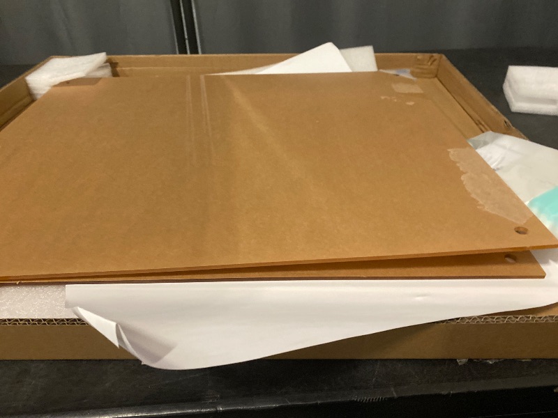 Photo 1 of Large Acrylic Floating Picture Frame 16×20 Clear Photo Frame Wall Mount, Display Photo Frames for Office/Home/Living Room, Full Frame Size 18.5×22.5