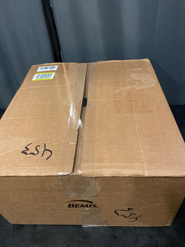 Photo 1 of Bemis Assurance 3" Raised Toilet Seat with Handles and Bidet Attachment, Secure Hinges, Clean Shield Guard, Elongated, White