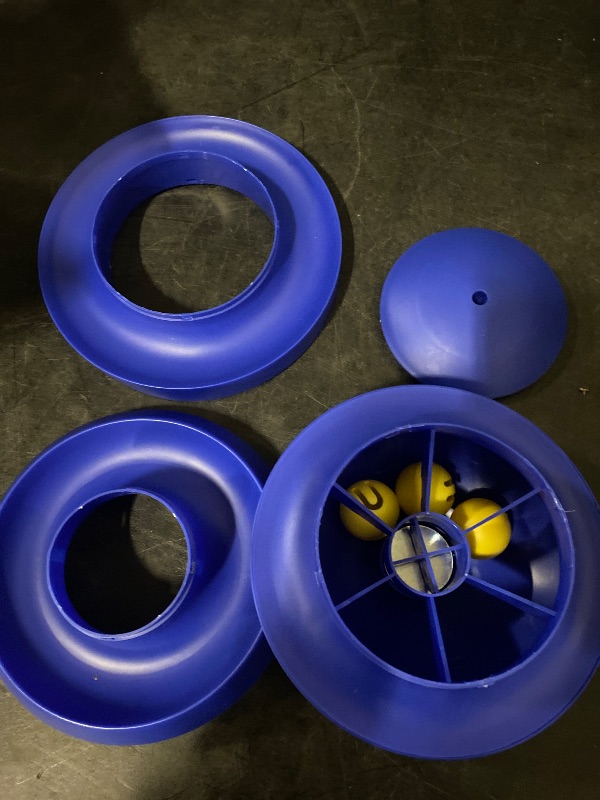 Photo 1 of Aramox Robust Material Range Toy for Cats Reduce The Boredom Stable Structure 360 Degree Structure Toys for Kittens for Internal Games and Movement (Blue)