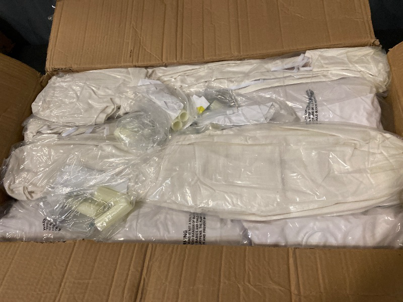 Photo 1 of 4 Pack Teepee Tent for Kids [Thickened] with Light String and Inflatable Airbed, Slumber Party Tents, Sleepover Tents Party for Girls Boys Indoor Outdoor (White)