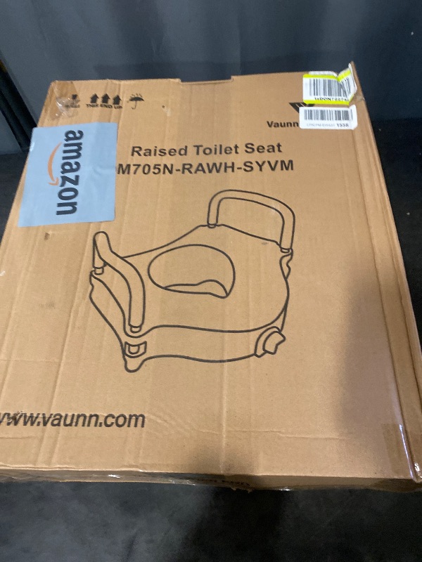 Photo 1 of Drive Medical Elevated Toilet Seat Without Arms, Standard Seat