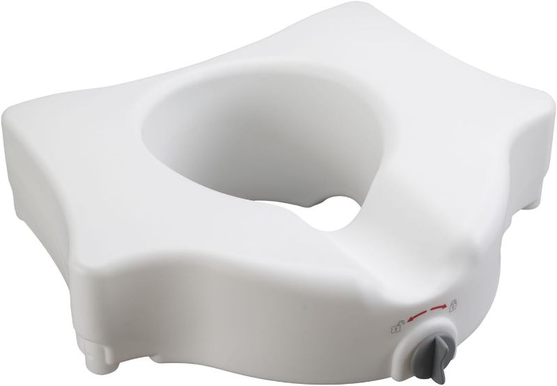 Photo 1 of Drive Medical Elevated Toilet Seat Without Arms, Standard Seat