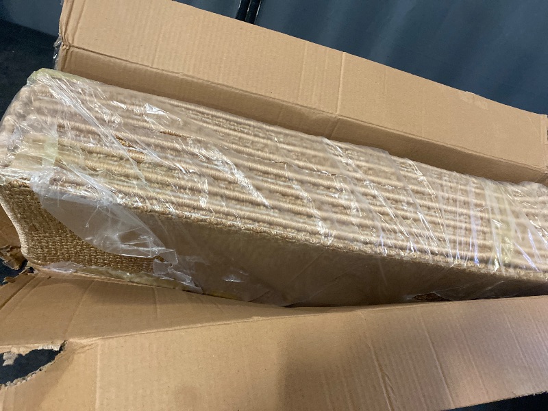 Photo 1 of Bullnose Carpet Stair Treads, Non Slip Stair Treads for Wooden Steps Indoor, Stair Runner, Soft Stair Rugs, Edging Stair Protectors, Washable, 29.5"x9.5"x1.5" 14pcs, Beige