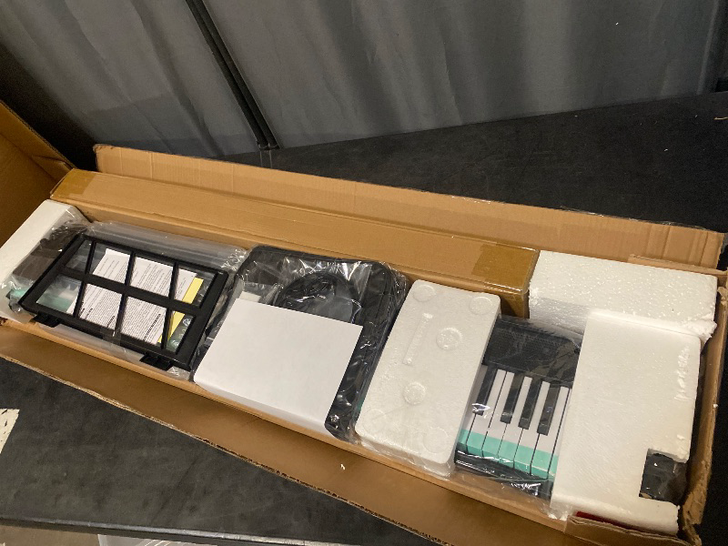 Photo 1 of 88 Key Piano Keyboard, Semi Weighted Electronic Digital Piano with Music Stand, Power Supply, Sustain Pedal, Bluetooth, Stand, MIDI, for Beginner Professional at Home, Stage