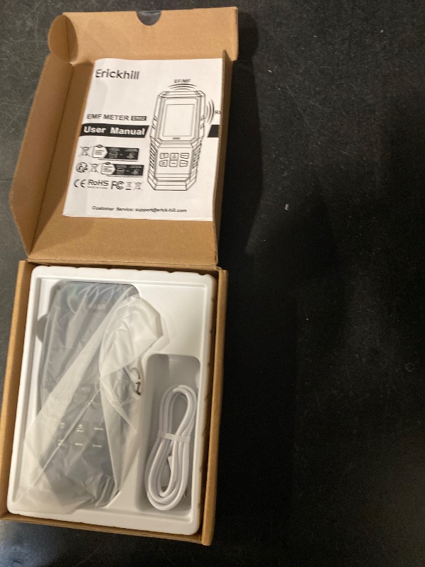 Photo 1 of EMF Meter,3-in-1Rechargeable Digital Electromagnetic Field Radiation Detector for EF RF MF,5G Cell Tower, WiFi Signal Detector, for Home&Office EMF Inspections, and Ghost Hunting