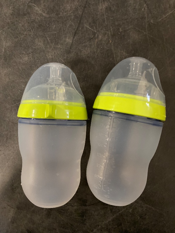 Photo 1 of Comotomo Baby Bottle Double Pack, Green, 8oz