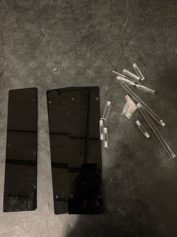 Photo 1 of 3 Tier Perfume Organizer Stand, Black Acrylic Risers Display Stands, Cologne Shelf Dessert Display for Party, Figure Stand Funko POP Shelves, Collection Cosmetic, Cupcake Stand Holder