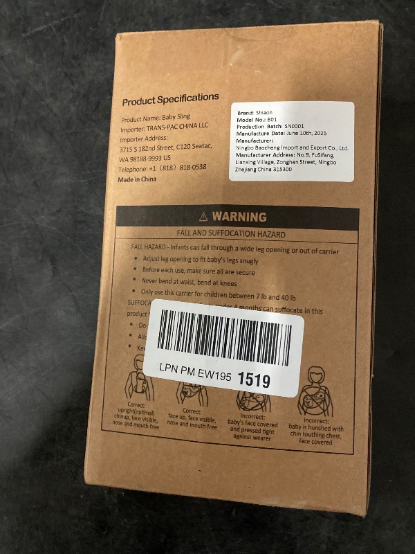 Photo 1 of Baby Sling Carrier, Adjustable Half Wrapped Sling Hip Carrier - Lightweight Breathable Mesh Fabric for Newborn to Toddler Up to 45 lbs (Green)