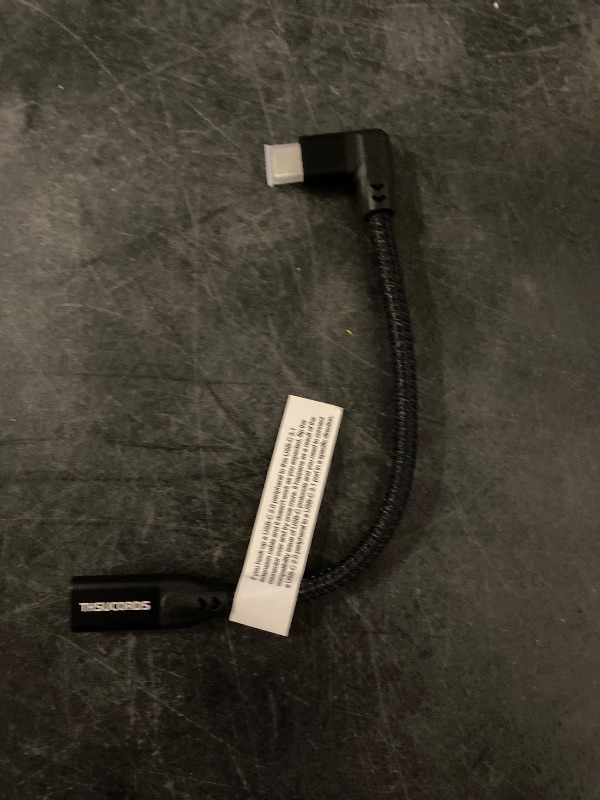 Photo 1 of 100W USB C Extension Cable 0.3FT, 10Gbps 90 Degree Right Angle USB C 3.2 Male to Female 4K Video Extender Fast Charging Cord Compatible with MacBook,iPad Pro,Nintendo Switch,Steam Deck