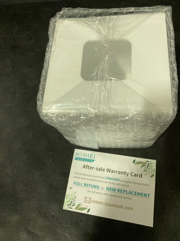 Photo 1 of Acrylic Tissue Box Cover Decorative Square Tissue Holder Napkin Dispensert for Bathroom-White