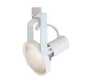 Photo 1 of One Light Track Head, Round, White One Light Flood Light 