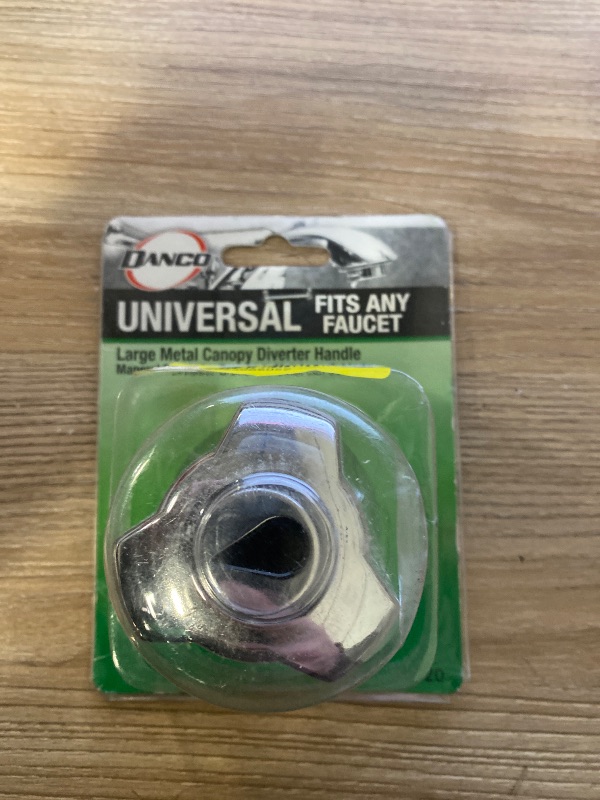 Photo 1 of Danco 80020 Universal Metal Diverter Canopy Handle, Large, Chrome, 1 Count (Pack of 1)
