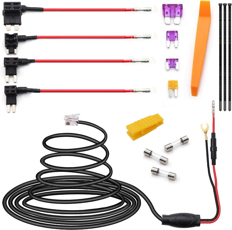 Photo 1 of Aienxn Radar Detector Hardwire Kit,Direct Wire Wiring kit,Radar Detector Quick Connection Plug and Play Power Cord Cable,with RJ-11 Telephone Style Jack Radar Detector Q-014
