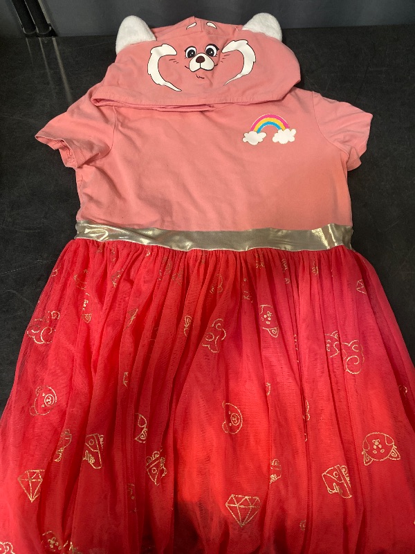 Photo 1 of 2X+ Disney Pixar Girl's Turning Red Costume Dress with Hood