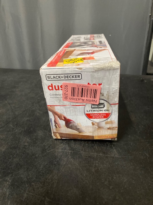 Photo 1 of BLACK+DECKER Dustbuster QuickClean Handheld Vacuum, Cordless, Lightweight & Portable, Ergonomic Design, Red