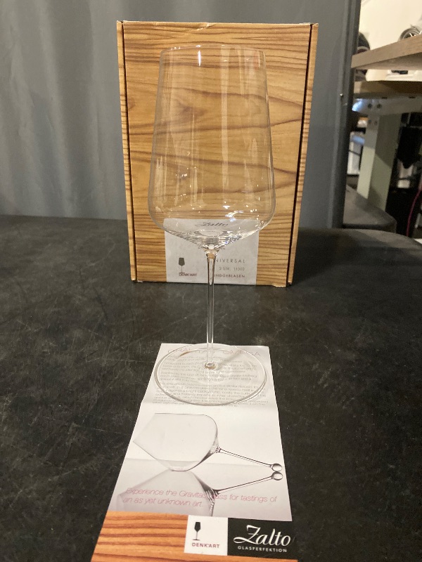 Photo 1 of  1 PC Zalto Glass Factory Denk Art Universal Glass in Two-sided Gift Box